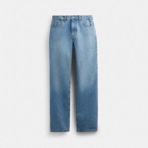 Men Coach Denim Jeans Blue | IN_CH27609