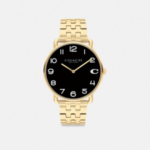 Men Coach Elliot 41 Mm Watches Gold | IN_CH91189