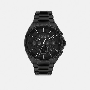 Men Coach Jackson 45 Mm Watches Black | IN_CH22608