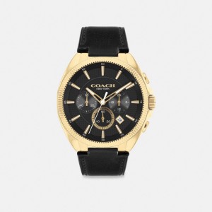 Men Coach Jackson 45 Mm Watches Black | IN_CH11290