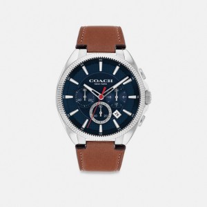 Men Coach Jackson 45 Mm Watches Brown | IN_CH13852