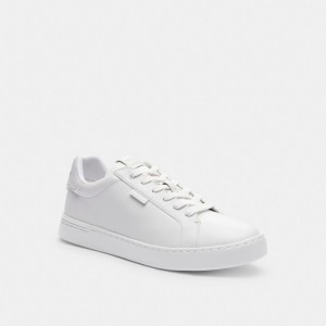 Men Coach Lowline Low Top Optic Sneakers White | IN_CH89064