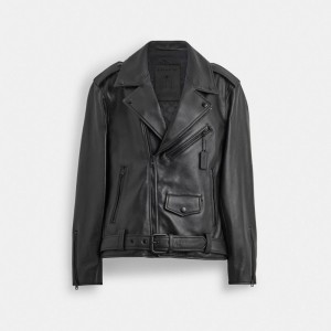Men Coach Moto Jackets Black | IN_CH88704