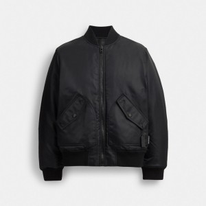 Men Coach Reversible Ma 1 Jackets Black | IN_CH85105