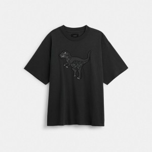 Men Coach Rexy T Shirts Black | IN_CH26282