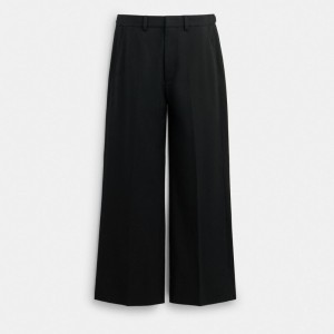 Men Coach Tailored Pants Black | IN_CH28216