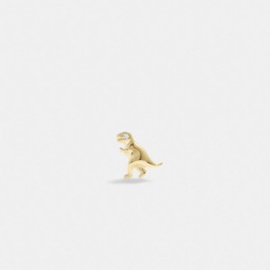 Women Coach 14 K Rexy Single Stud Earrings Gold | IN_CH79313