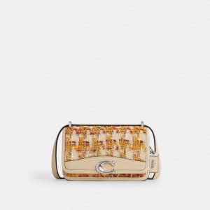 Women Coach Bandit In Tweed Tweed Crossbody Bags Multicolor | IN_CH38336