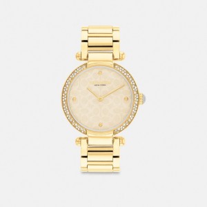 Women Coach Cary 34 Mm Watches Gold | IN_CH24390