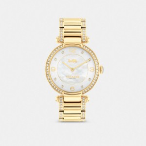 Women Coach Cary 34 Mm Watches Gold | IN_CH81556