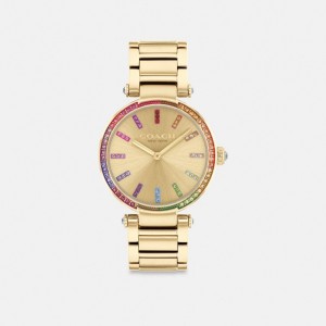 Women Coach Cary 34 Mm Watches Gold | IN_CH75187
