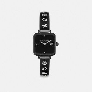 Women Coach Cass 22 Mm Watches Black | IN_CH77838
