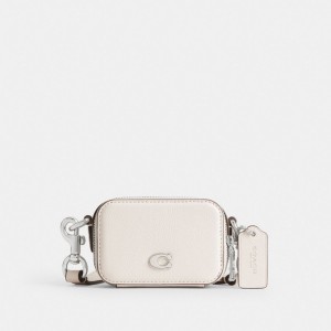 Women Coach Crossbody Pouch Chalk Crossbody Bags White | IN_CH97687