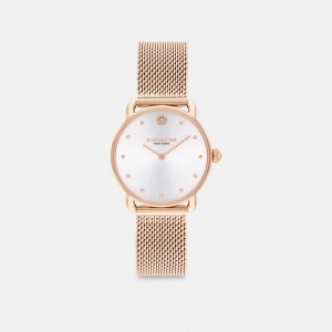 Women Coach Elliot 28 Mm Watches Rose Gold | IN_CH86075