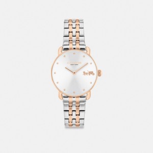 Women Coach Elliot 28 Mm Watches Silver | IN_CH48827