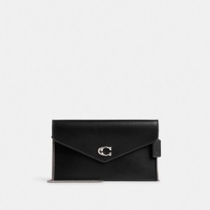 Women Coach Essential Crossbody Bags Silver / Black | IN_CH15580