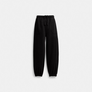 Women Coach Essential Solid Tops Black | IN_CH27941