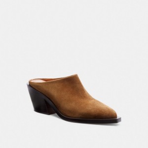 Women Coach Paloma Coconut Mules Brown | IN_CH60558