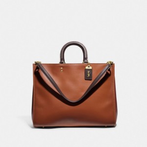 Women Coach Rogue 39 In Colorblock Pebble Leather Handbag Multicolor | IN_CH74788