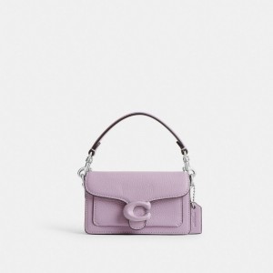 Women Coach Tabby 12 Crossbody Bags Silver / Purple | IN_CH48663