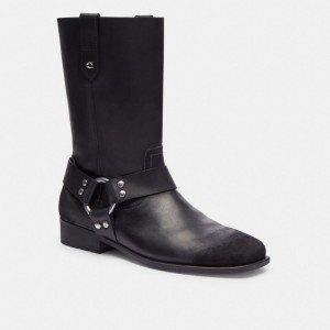 Women Coach Tara Biker Boots Black | IN_CH99915